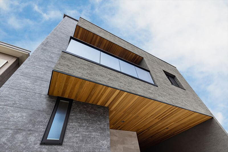 WHALE HOUSEの施工事例02_オーバーハング_SE構法